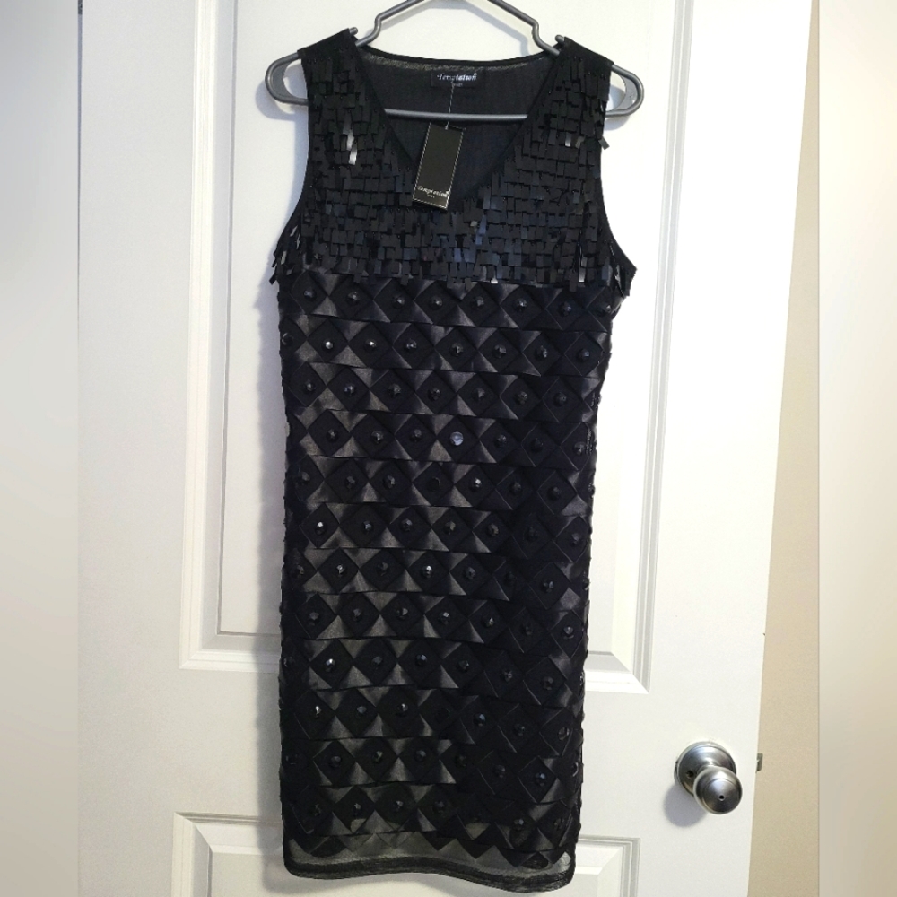Temptation Black Dress size medium